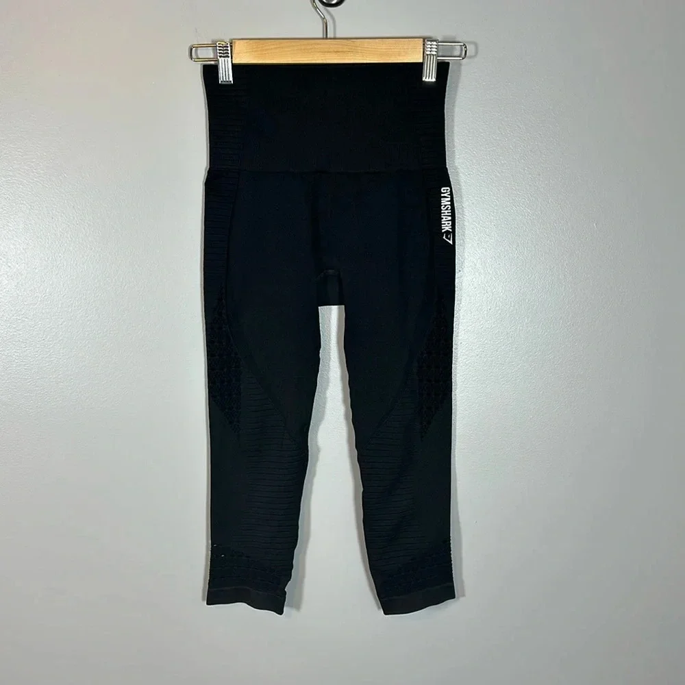 Gymshark Seamless High-Rise Leggings Cropped Women’s Size Small